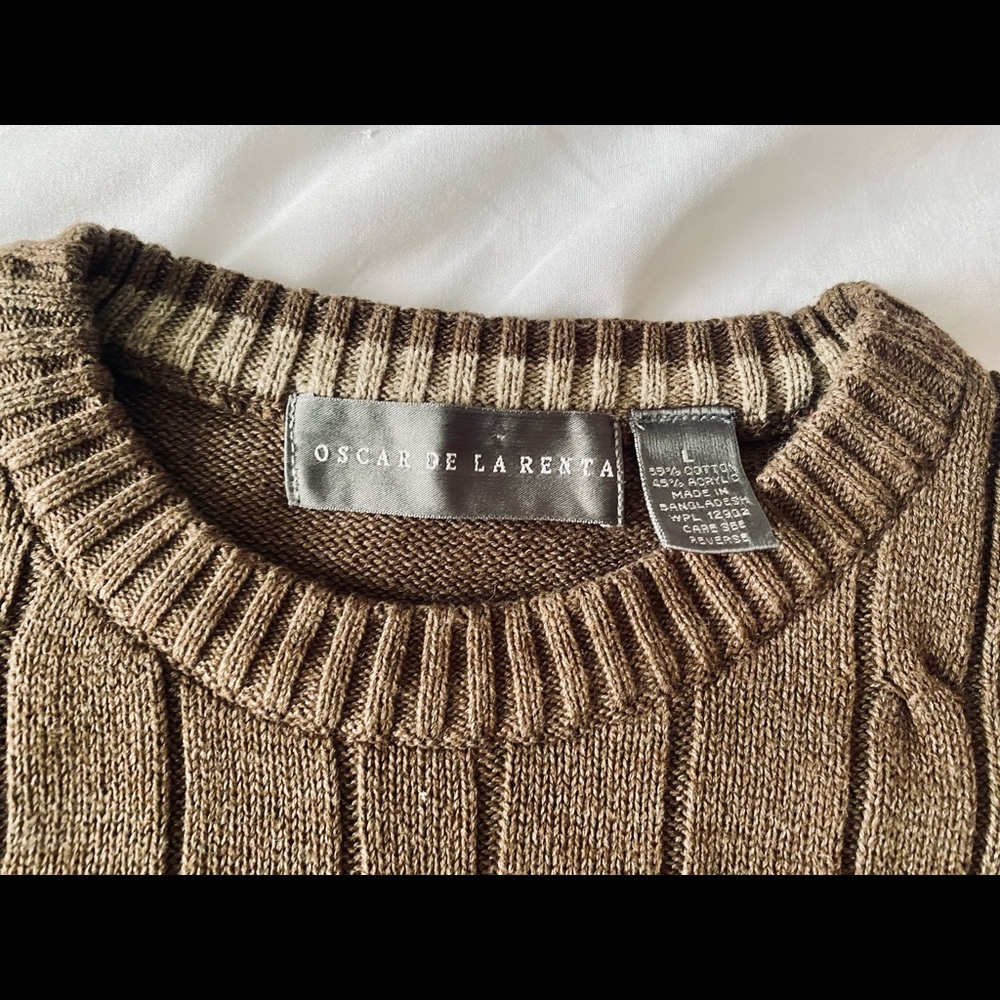 Fall 2011 Brown Oscar De la Renta Sweater